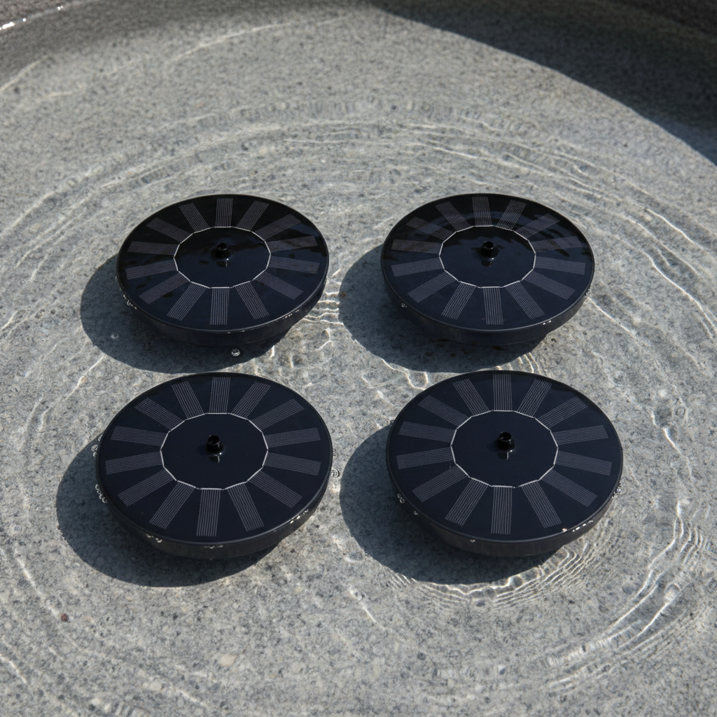 The 'Quad Current' Solar Fountain Collection | Heritage Farms Solar-Powered Bird Bath Fountains — 4-Pack