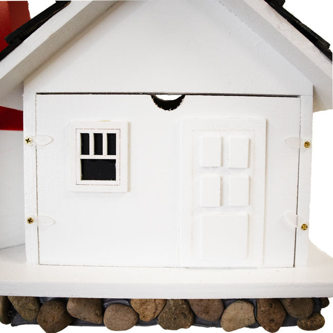 The “Grand Harbor Guardian” Lighthouse Birdhouse