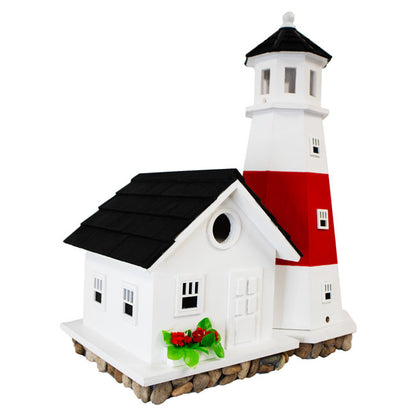 The “Grand Harbor Guardian” Lighthouse Birdhouse