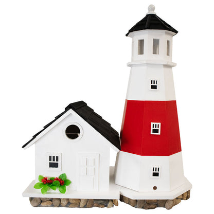 The “Grand Harbor Guardian” Lighthouse Birdhouse