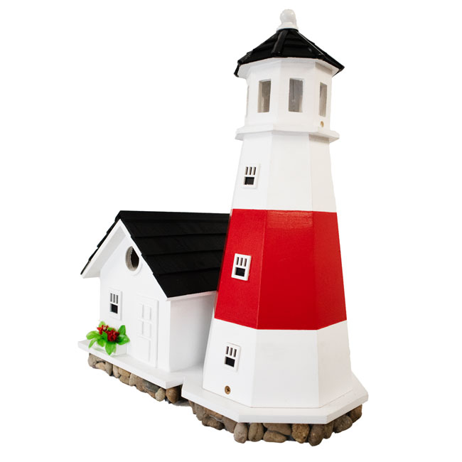 The “Grand Harbor Guardian” Lighthouse Birdhouse