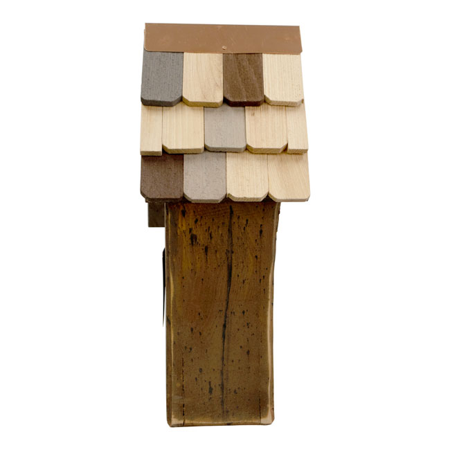 The "Whimsical Wave" Cypress Tree Swallow Birdhouse