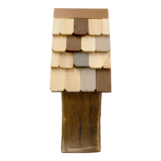 The "Whimsical Wave" Cypress Tree Swallow Birdhouse