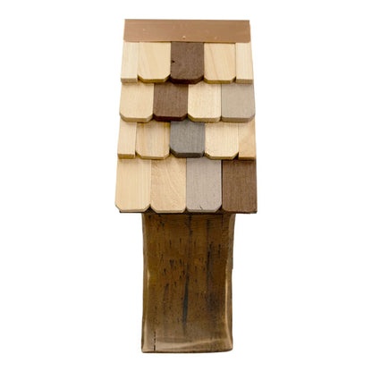 The "Whimsical Wave" Cypress Tree Swallow Birdhouse