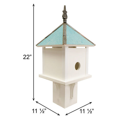 The ‘Villa de Verdigris’ Bluebird House