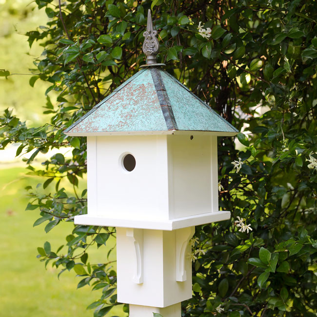 The ‘Villa de Verdigris’ Bluebird House