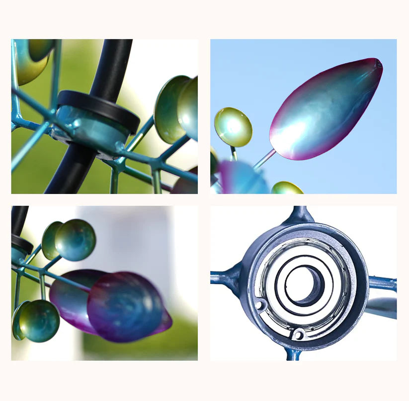 The Pearlescent Pirouetting Portal Kinetic Wind Spinner