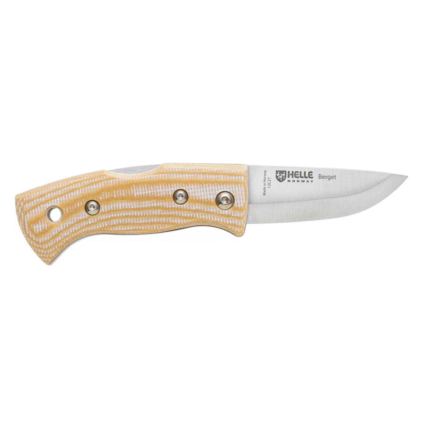 Helle Berget Micarta Lock-Back Folding Knife