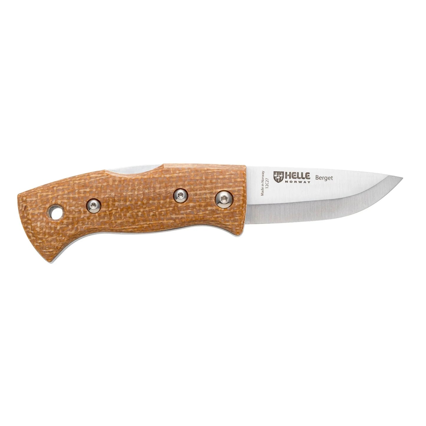 Helle Berget Micarta Lock-Back Folding Knife