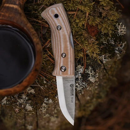 Helle Berget Micarta Lock-Back Folding Knife