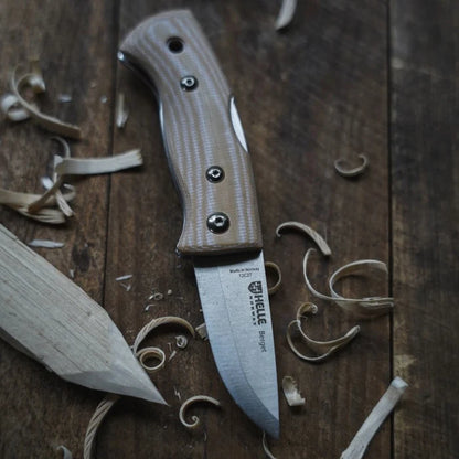 Helle Berget Micarta Lock-Back Folding Knife