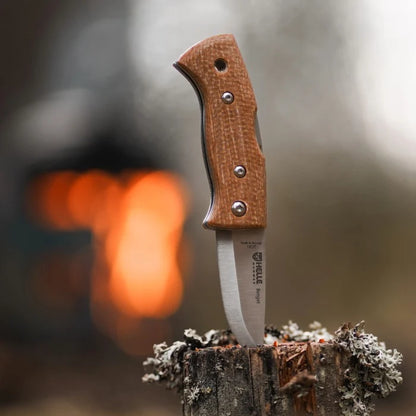 Helle Berget Micarta Lock-Back Folding Knife
