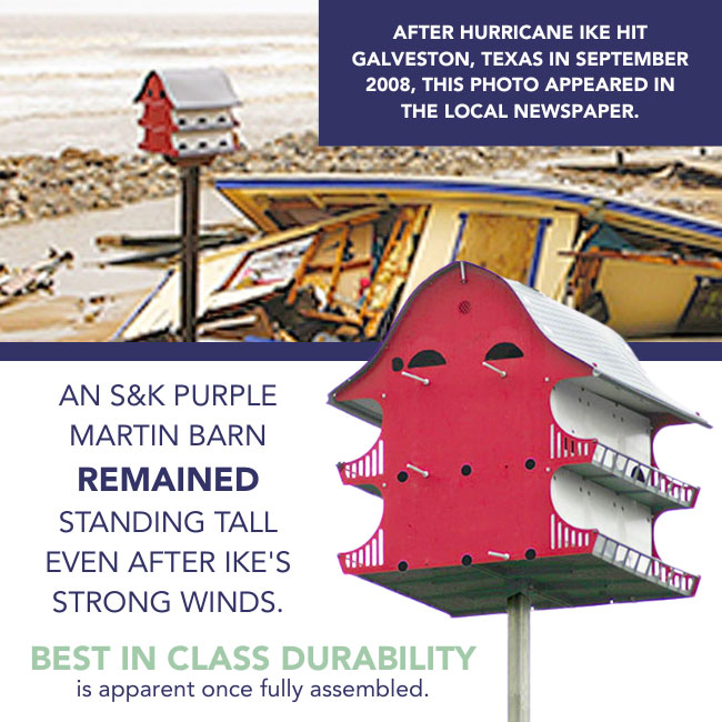 The 'Hub' Hanging Gourd Bracket | S&K Manufacturing 6-Gourd Purple Martin Pole Attachment