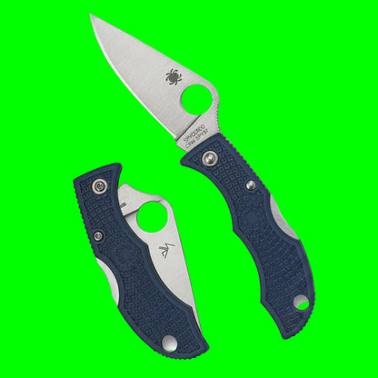 Spyderco Ladybug® 3 CPM SPY27® Folding Knife | LPCBL3 | Cobalt Blue FRN | Keychain Field Instrument