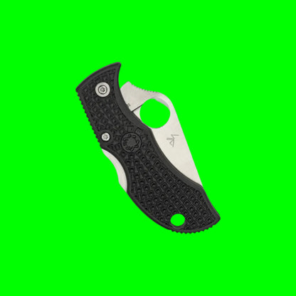 Spyderco Manbug® Lightweight Folding Knife | MBKP | VG-10 | Black FRN | Keychain Field Instrument