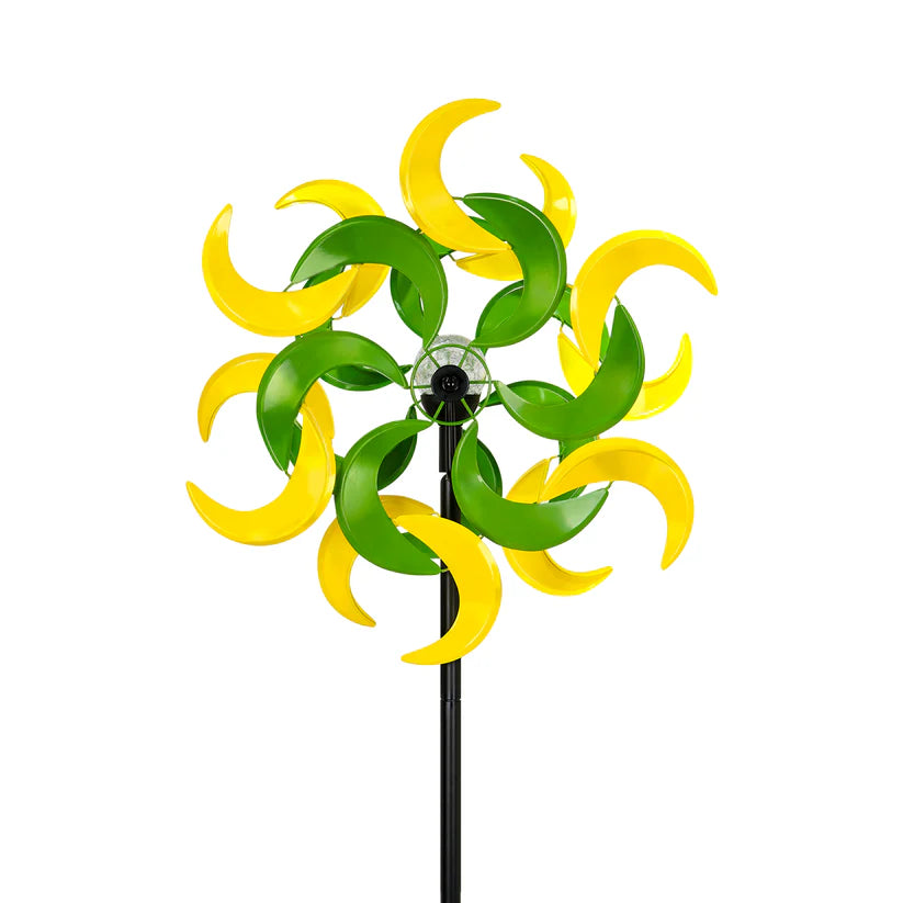 The 'Harvest Moon' Solar Kinetic Wind Spinner