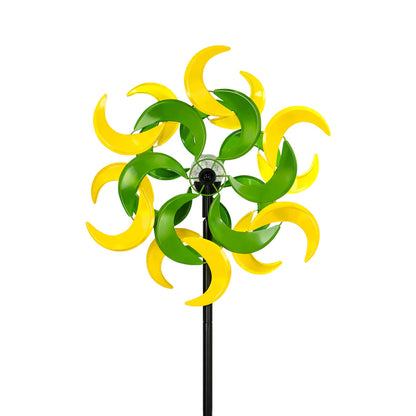 The 'Harvest Moon' Solar Kinetic Wind Spinner