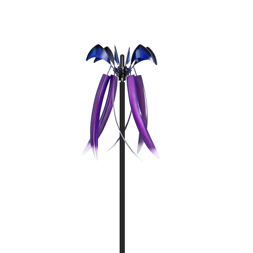The 'Amethyst Falls' Kinetic Wind Spinner