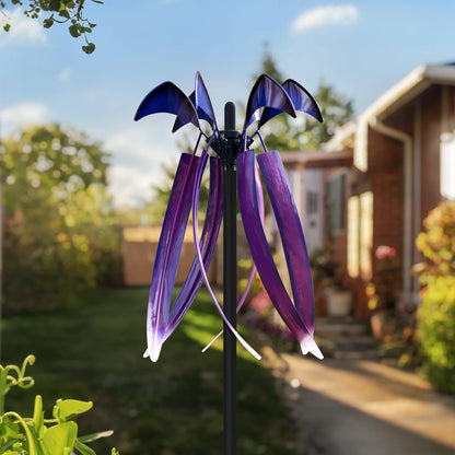 The 'Amethyst Falls' Kinetic Wind Spinner