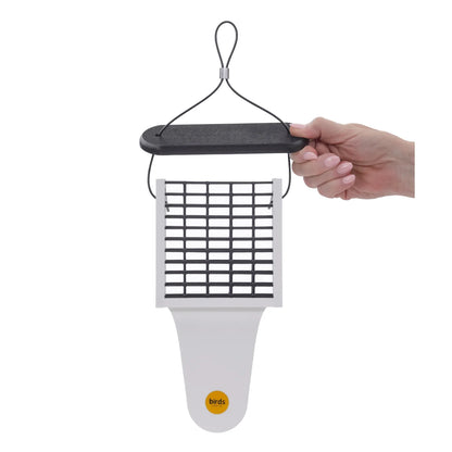 The 'Grange' Suet Feeder with Tail Prop | Birds Choice Recycled Poly Farmhouse Suet Station