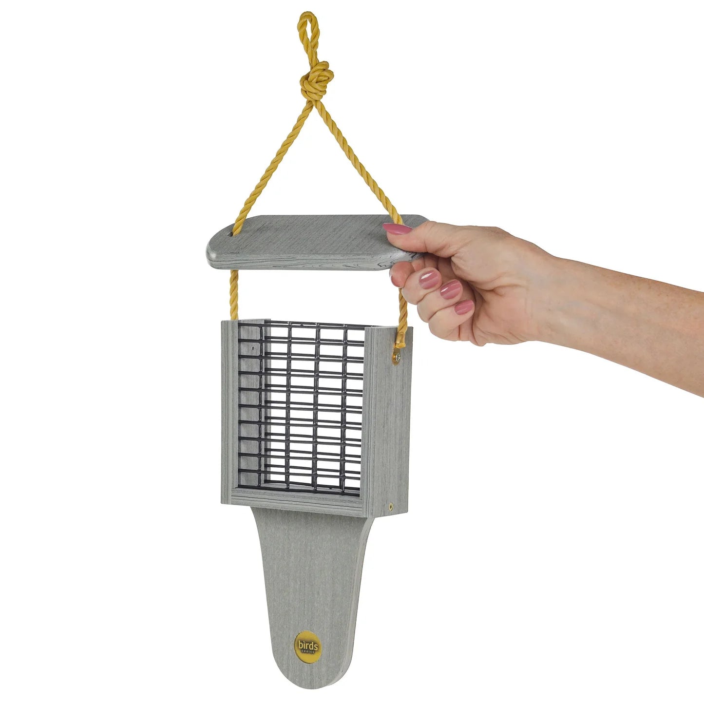 The 'Grange' Suet Feeder with Tail Prop | Birds Choice Recycled Poly Farmhouse Suet Station