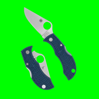 Spyderco Manbug® CPM SPY27® Folding Knife | MPCBL | Cobalt Blue FRN | Keychain Field Instrument