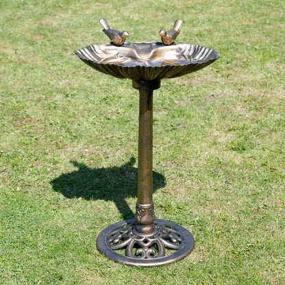 The 'Four Seasons Basin' Bird Bath & Winter De-Icer Set