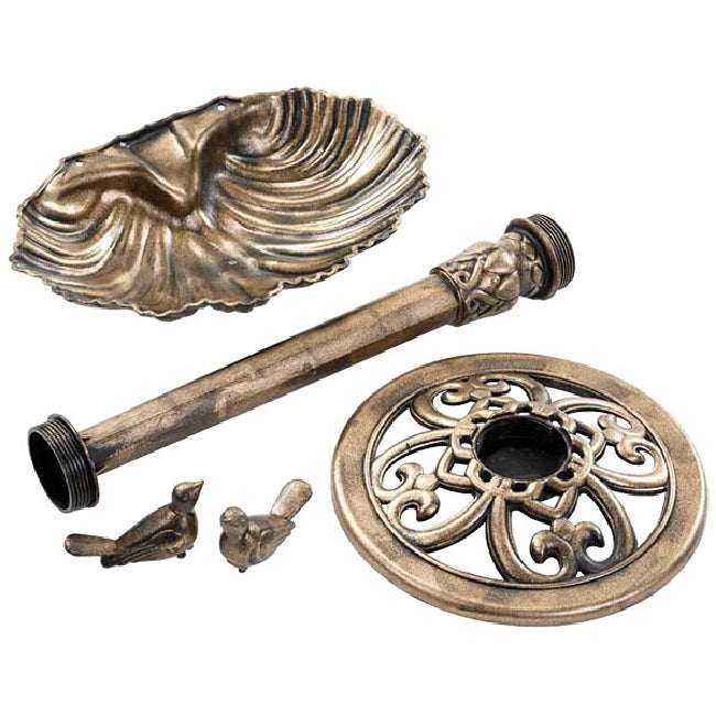 The 'Four Seasons Basin' Bird Bath & Winter De-Icer Set