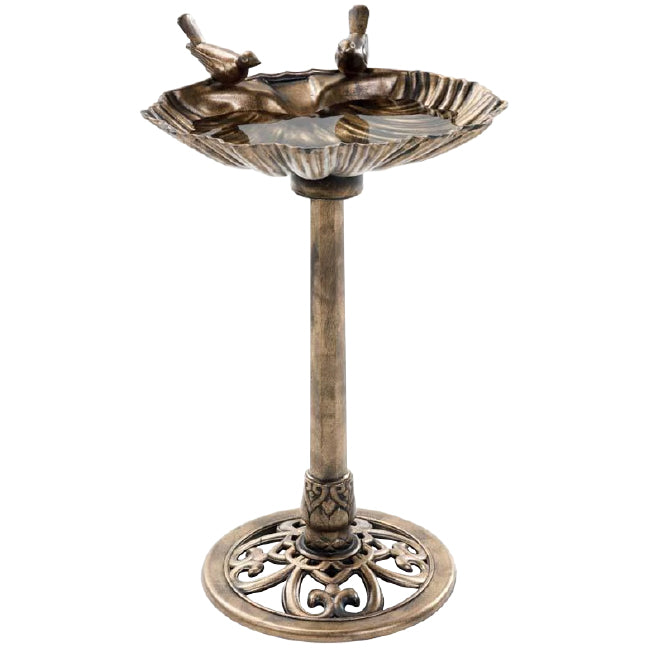 The 'Four Seasons Basin' Bird Bath & Winter De-Icer Set