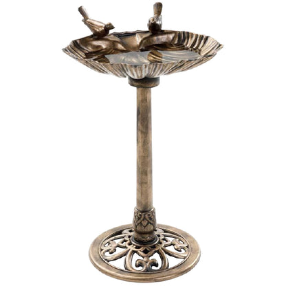 The 'Four Seasons Basin' Bird Bath & Winter De-Icer Set