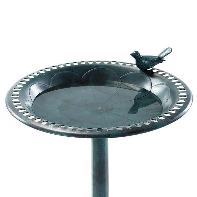 The "Emerald Lagoon" Bird Bath | High-Utility Standing Bird Waterer | Nestera