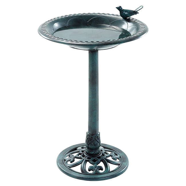 The "Emerald Lagoon" Bird Bath | High-Utility Standing Bird Waterer | Nestera