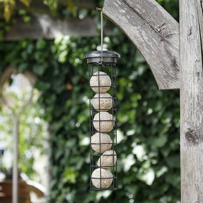 The 'Silver Supper Grande' Curated Tube Bird Feeder Set