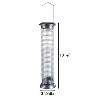 The 'Silver Supper Grande' Curated Tube Bird Feeder Set