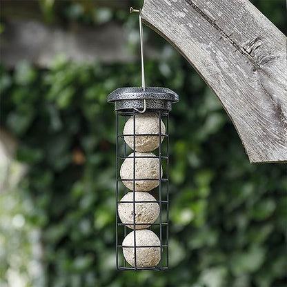 The 'Silver Supper' Curated Tube Bird Feeder Set