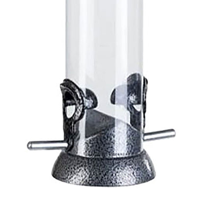 The 'Silver Supper' Curated Tube Bird Feeder Set