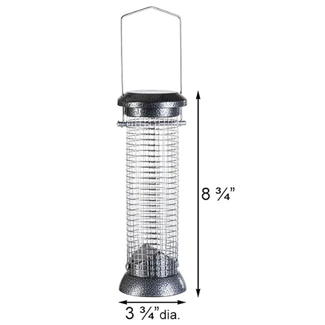 The 'Silver Supper' Curated Tube Bird Feeder Set