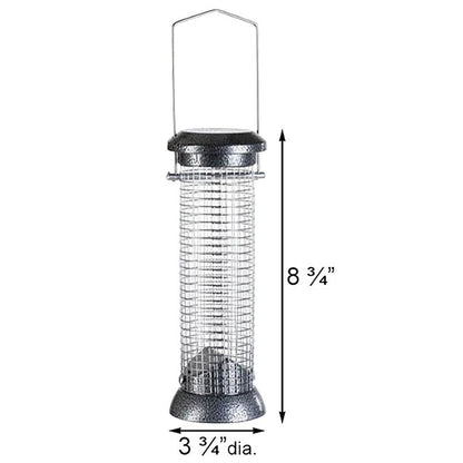 The 'Silver Supper' Curated Tube Bird Feeder Set