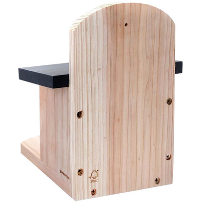 The 'Snackle Box Combo' Squirrel Feeder & Seed Bundle | Nestera Cedar Squirrel Feeder with Premium Wild Bird Seed Blend