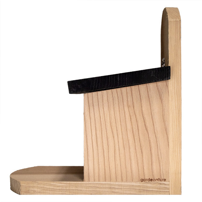 The 'Snackle Box Combo' Squirrel Feeder & Seed Bundle | Nestera Cedar Squirrel Feeder with Premium Wild Bird Seed Blend