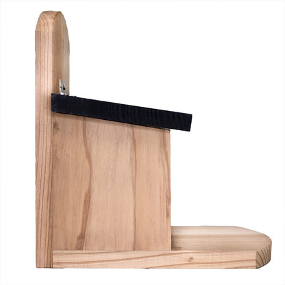 The 'Snackle Box Combo' Squirrel Feeder & Seed Bundle | Nestera Cedar Squirrel Feeder with Premium Wild Bird Seed Blend