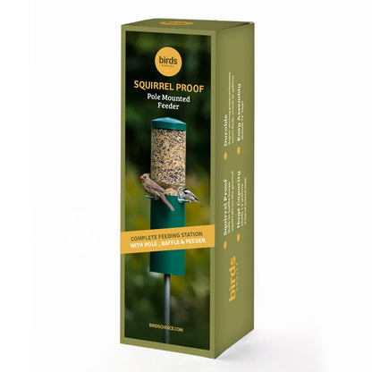 The 'Seed Sentinel' Squirrel-Proof Pole Bird Feeder