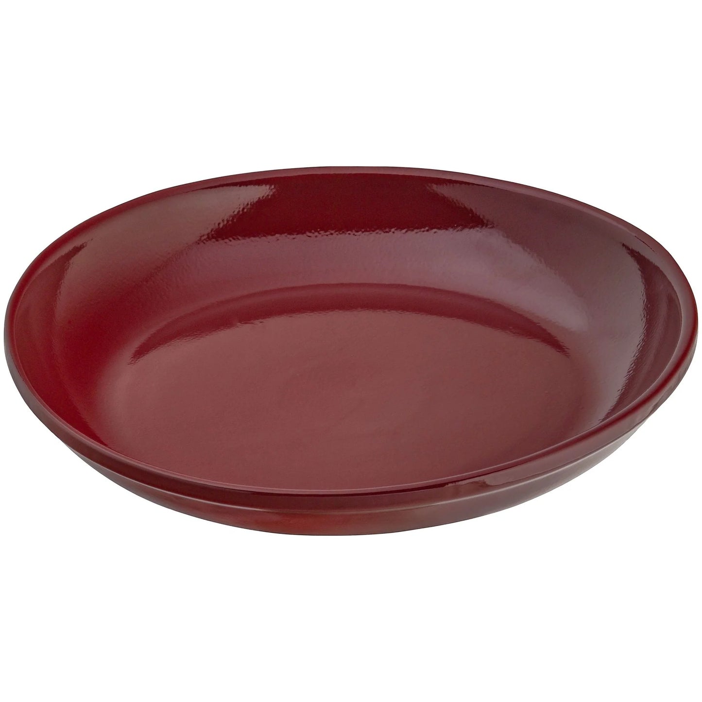 The "Zanesville" Ceramic Bird Bath | 17-Inch Locking Stone Garden Basin | Ohio Stoneware