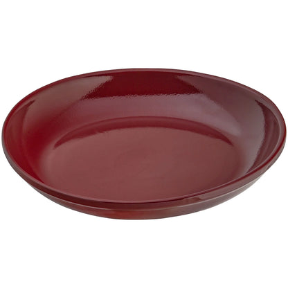 The "Zanesville" Ceramic Bird Bath | 17-Inch Locking Stone Garden Basin | Ohio Stoneware