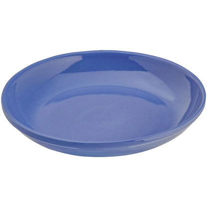 The "Zanesville" Ceramic Bird Bath | 17-Inch Locking Stone Garden Basin | Ohio Stoneware
