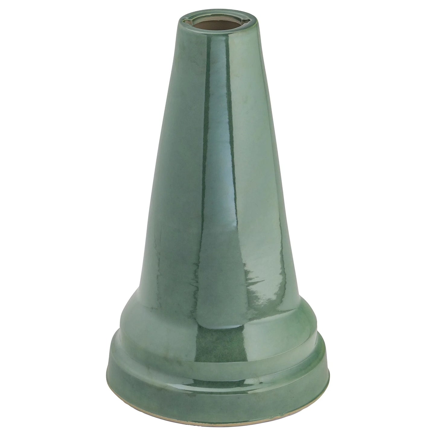 The "Zanesville" Ceramic Bird Bath | 17-Inch Locking Stone Garden Basin | Ohio Stoneware
