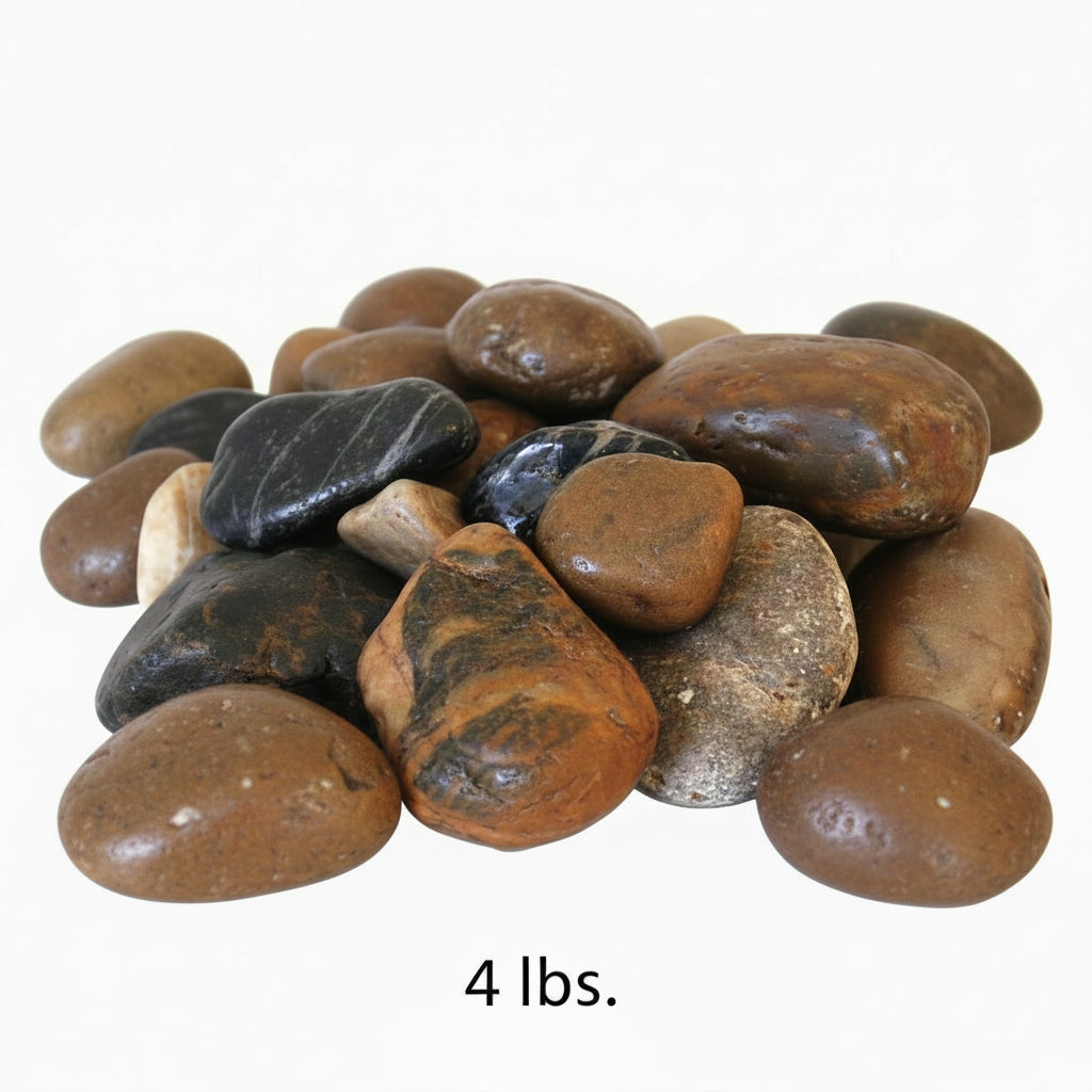 The 'Tumbled Trail Stones' River Rock Accent Pack | Panacea Polished River Rocks — 2-Pack, 4 lbs. Total