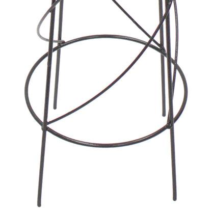 The 'Fleur Royale' Spiral Obelisk | Panacea Products Black Metal Garden Trellis