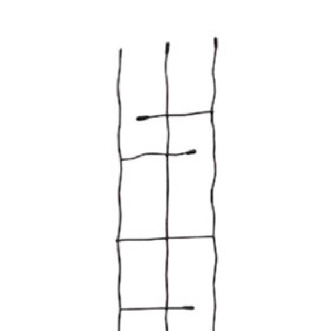 The 'Forged Grove' Twig & Leaf Garden Trellis Collection | Panacea Products 4-Piece Hand-Forged Black Steel Trellis Set