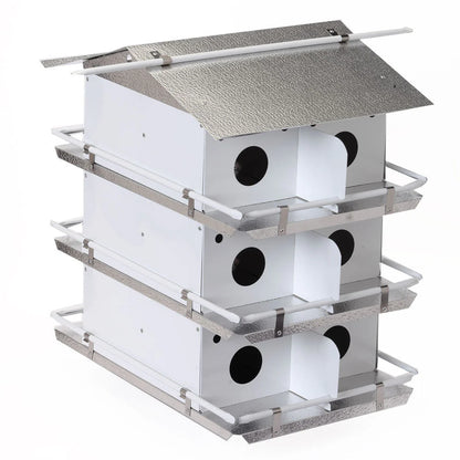 The 'Colony Condo' Purple Martin House | Birds Choice Coates Original 3-Floor 12-Room Aluminum Habitat